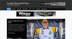 Desktop Screenshot of bassfishinghof.com